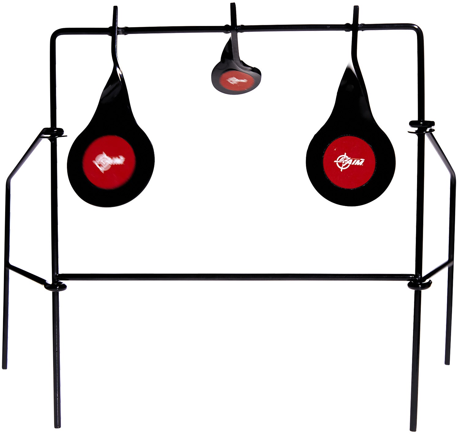 EZ-Aim 15265 Triple Spinner Steel Target with Folding Easel Stand
