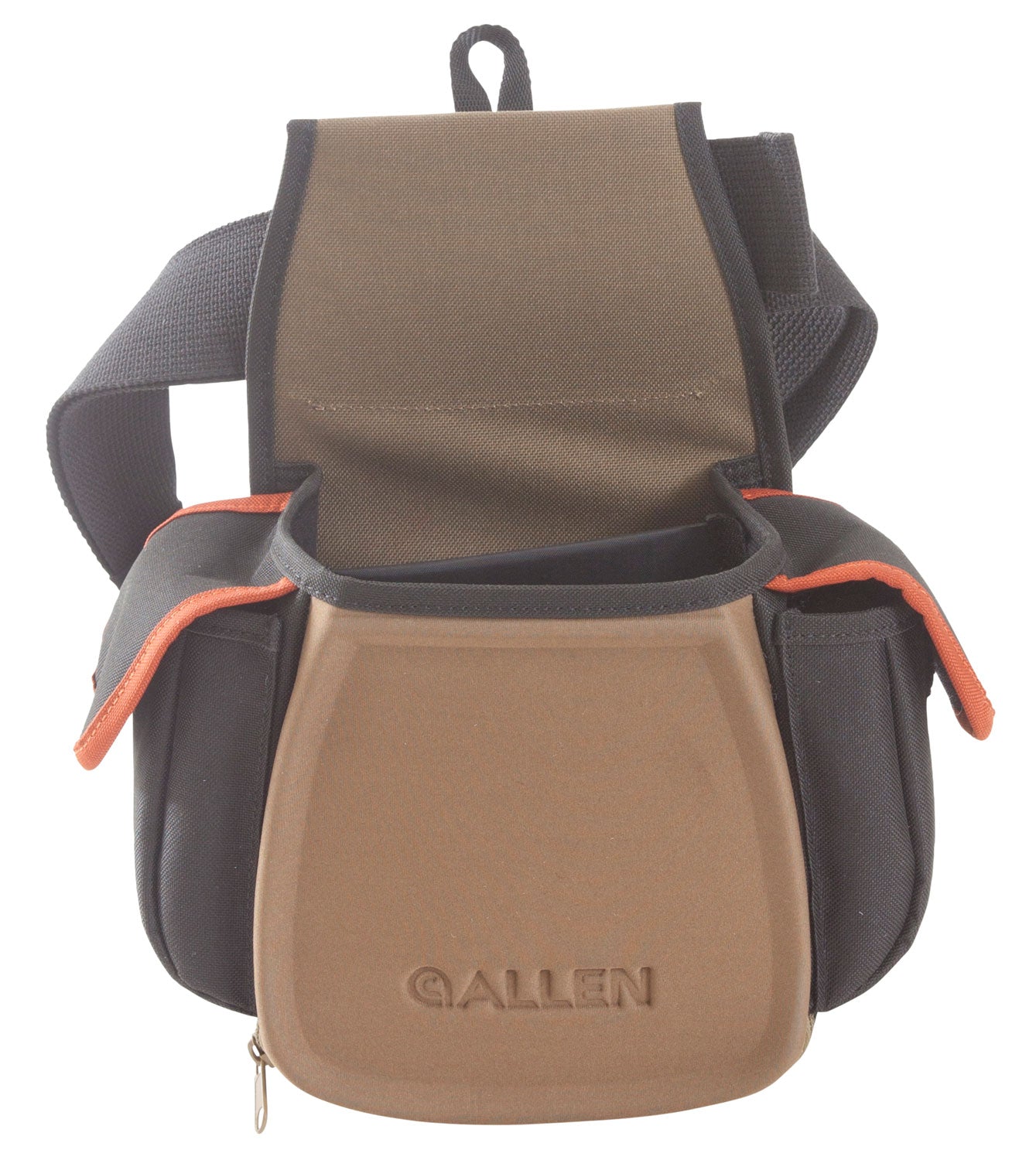 Allen Eliminator Pro Double Compartment Shooting Bag Black with Coffee and Copper Accents