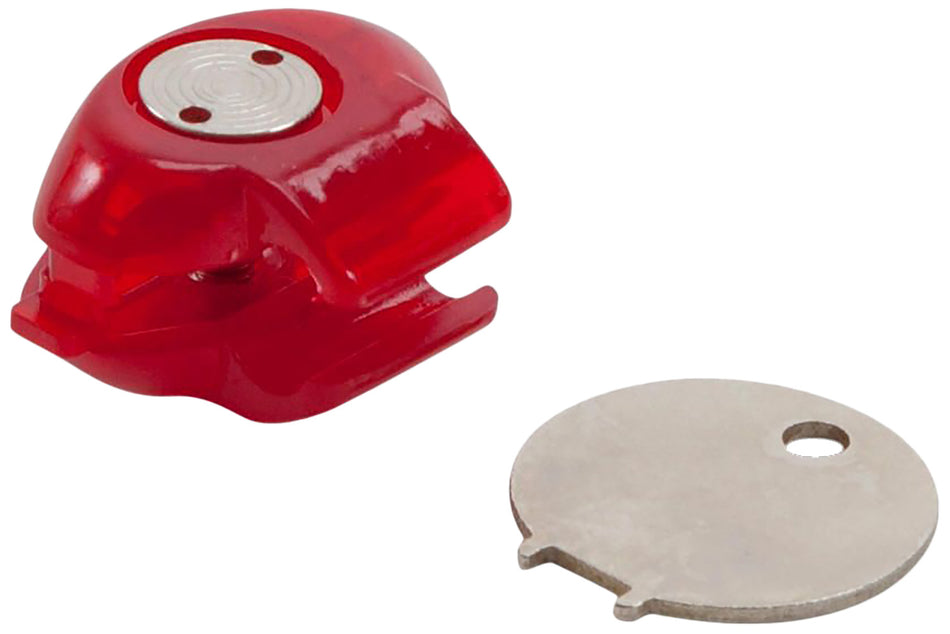 Allen 18511 Universal Trigger Lock Open With Key Red Polymer Handgun Security
