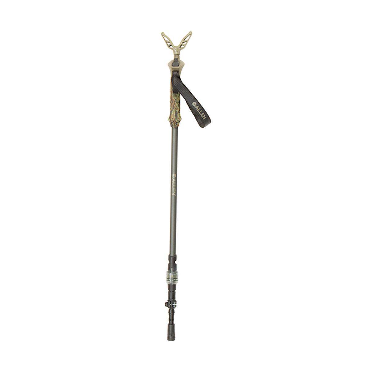 Allen 21447 Axial EZ-Stik Push Button Monopod Matte Beetle Green Aluminum 29-61" Adjustment