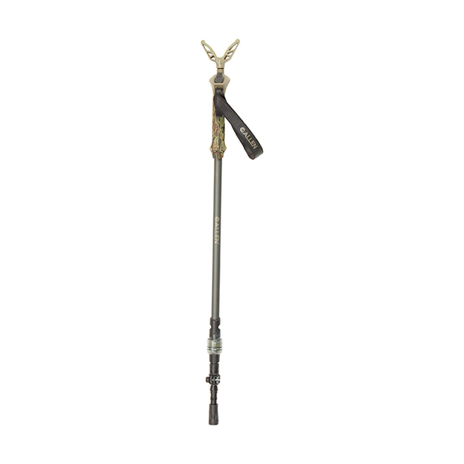 Allen 21447 Axial EZ-Stik Push Button Monopod Matte Beetle Green Aluminum 29-61" Adjustment