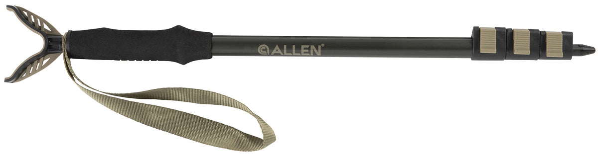 Allen 2163 Swift Shooting Stick Monopod Matte Black Aluminum Padded Grip 21.5-61" Adjustment