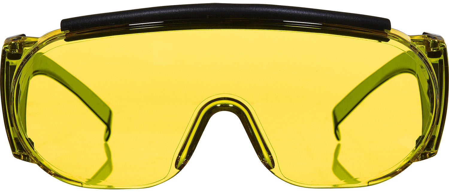 Allen Fit Over Shooting Glasses Adult Yellow Lens Gray Frame UV Protection