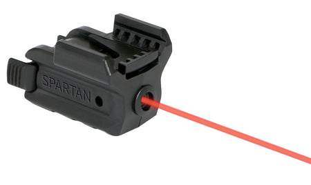 LaserMax SPSR Spartan Adjustable Fit Red Rail Laser Sight Black