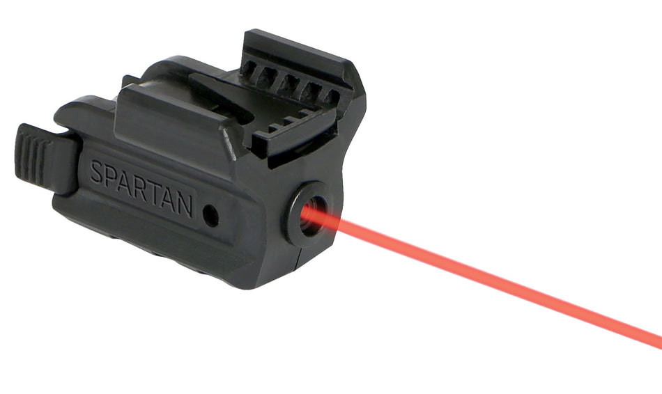 LaserMax SPSR Spartan Adjustable Fit Red Rail Laser Sight Black