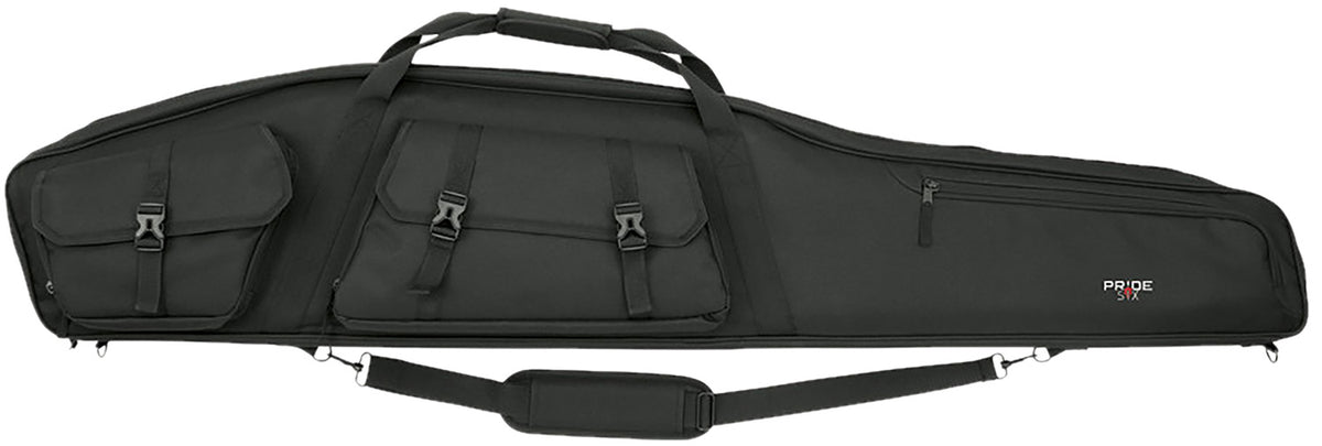 Tac Six 10949 Velocity Rifle Case 55" Black Endura 600D Polyester Lockable Zipper