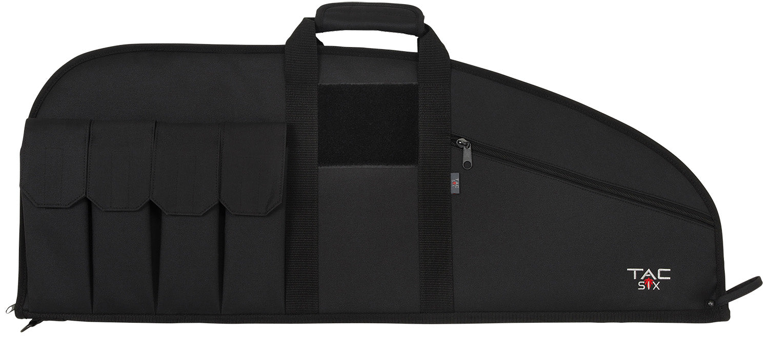 Tac Six 10632 Range Tactical Rifle Case 32" Black Endura with Mag Pockets