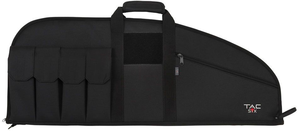 Tac Six 10632 Range Tactical Rifle Case 32" Black Endura with Mag Pockets