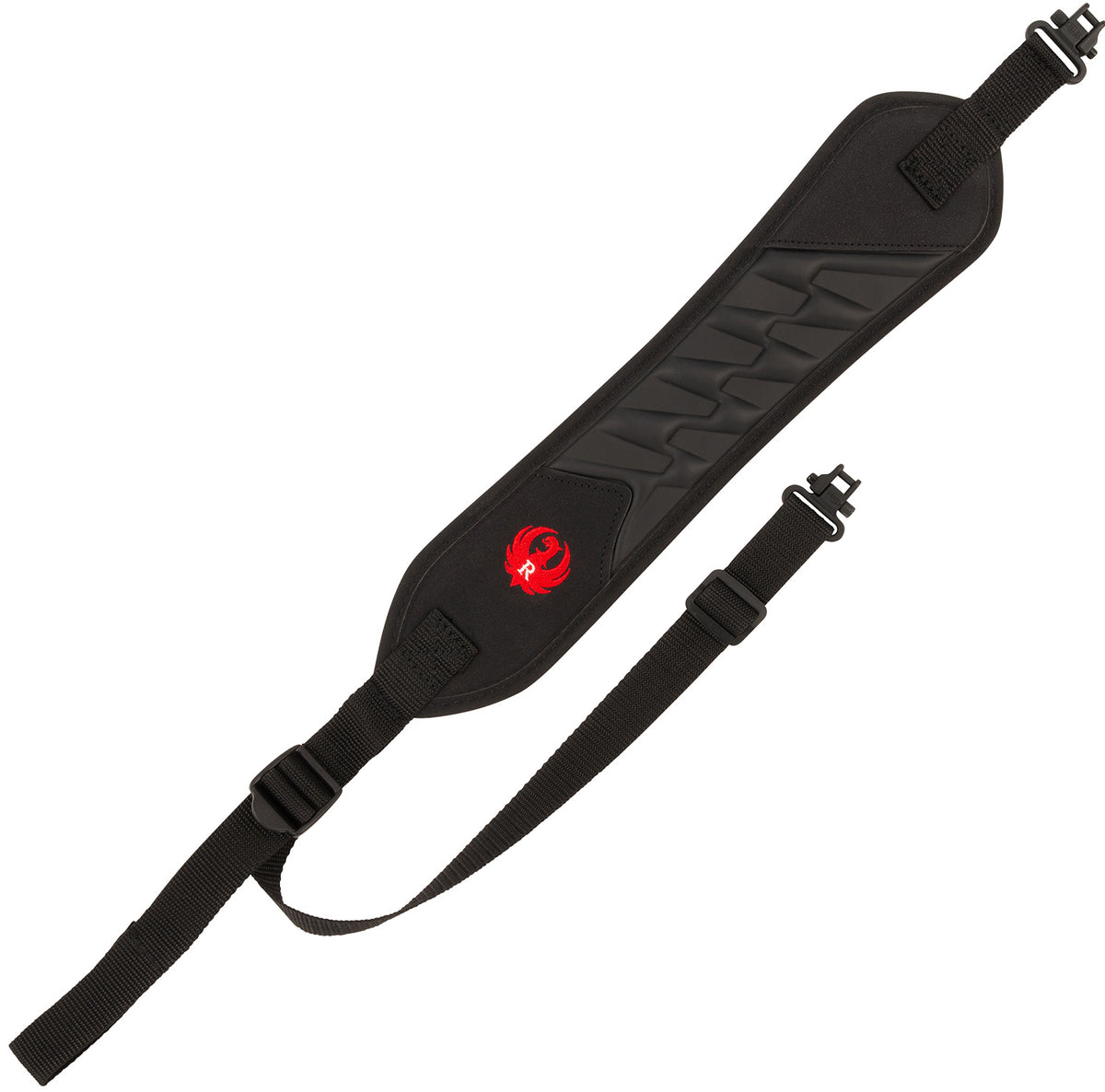 Ruger Summit Ultralite Molded Sling Black Neoprene 20.25" OAL Adjustable with Swivels