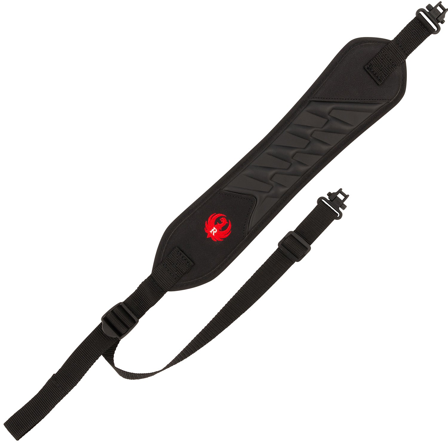 Ruger Summit Ultralite Molded Sling Black Neoprene 20.25" OAL Adjustable with Swivels