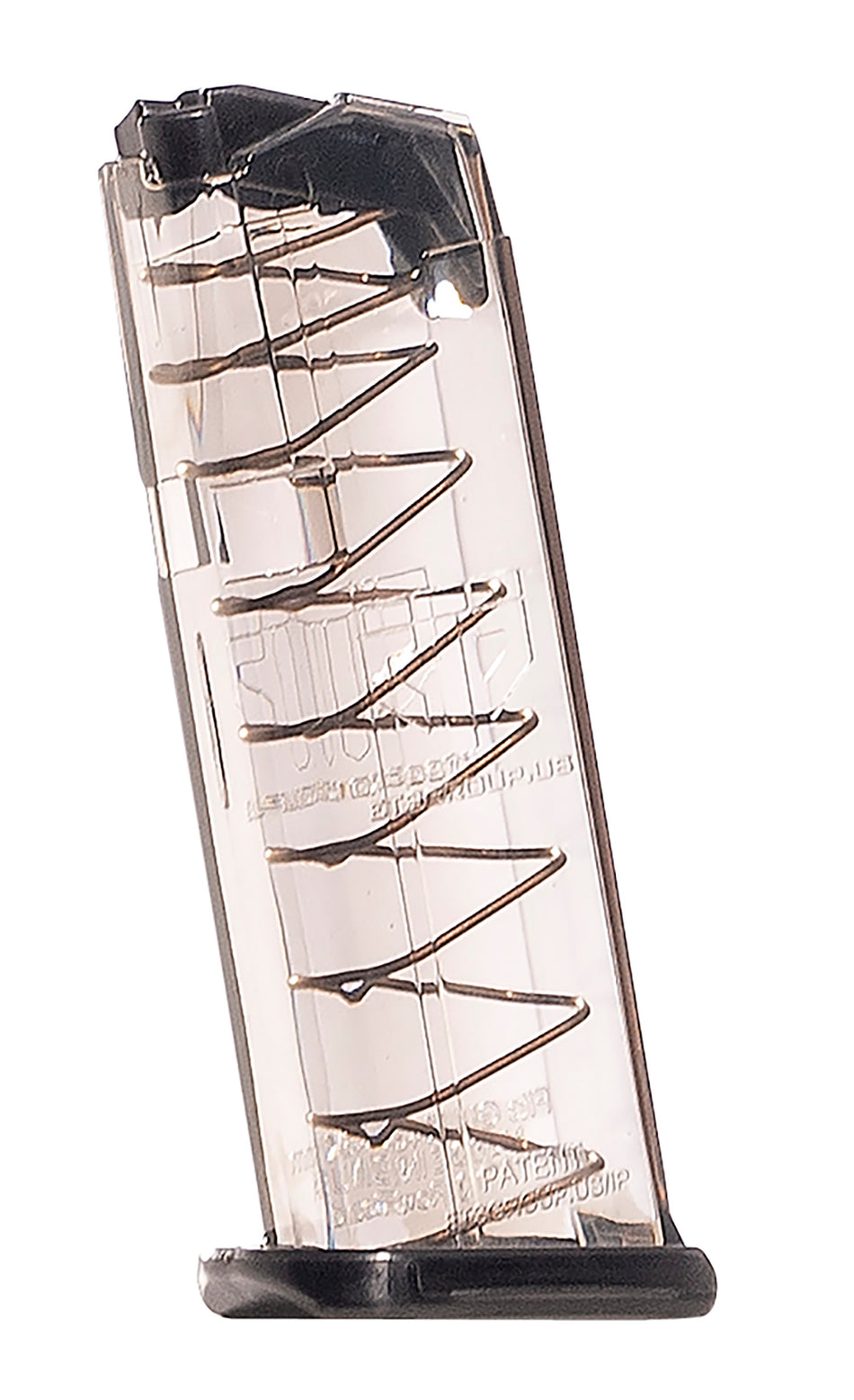 ETS Group GLK43X 10rd 9mm Luger Pistol Magazine Compatible with Glock 43X/48 Clear Polymer