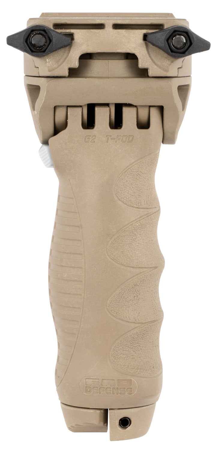 FAB Defense T-Pod G2 Rotating Tactical Foregrip & Bipod 5-Position Flat Dark Earth Polymer & Aluminum