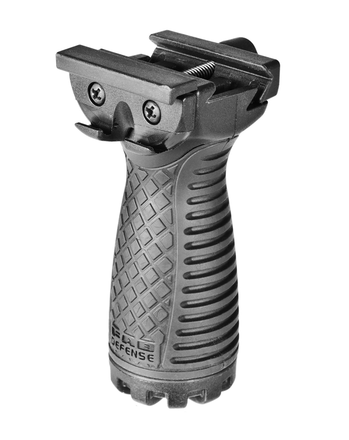 FAB Defense RSG Stout Rubberized Foregrip Black Polymer with Rubber Overmold