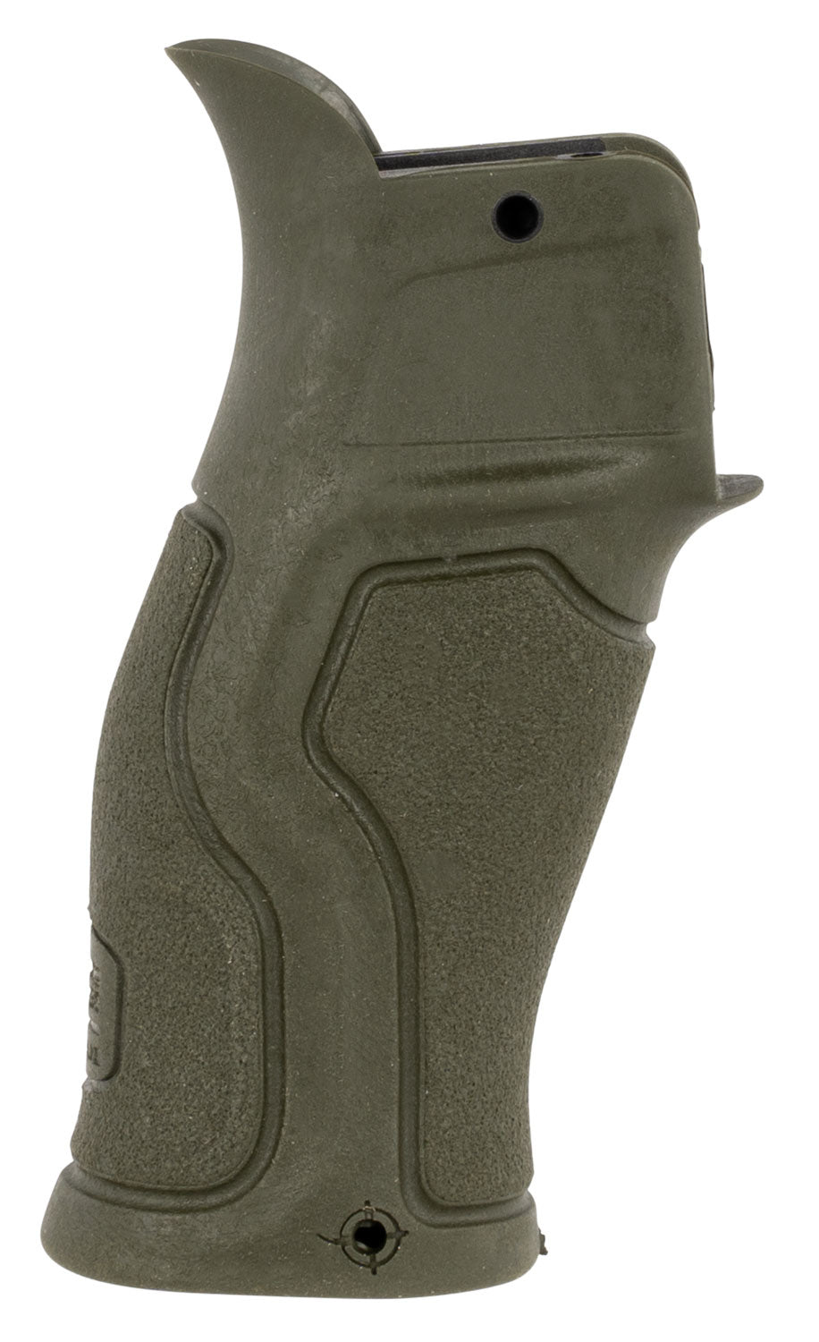 FAB Defense Gradus Ergonomic Pistol Grip 15 Degree OD Green Rubber Overmold for AR-15 AR-10