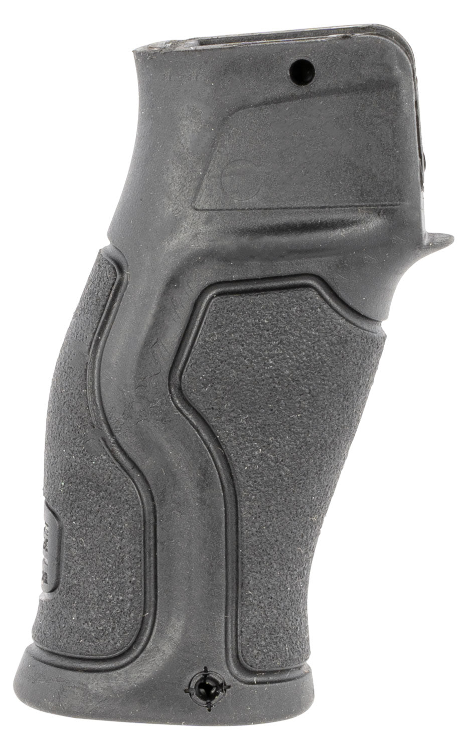 FAB Defense Gradus Ergonomic Flat Beavertail Pistol Grip Black Polymer Rubber Overmold for AR/AK