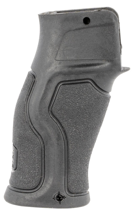 FAB Defense Gradus Ergonomic Flat Beavertail Pistol Grip Black Polymer Rubber Overmold for AR/AK