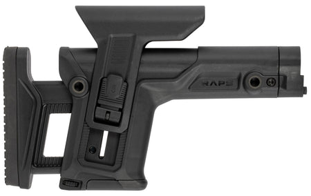 FAB Defense RAPS Rapid Adjustment Precision Stock with Integrated Cheek-Rest & Adjustable LOP Black Polymer