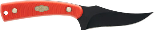 Old Timer Sharpfinger Fixed Blade Knife 3.25" Stainless with Orange and Black Handle