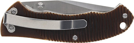 Old Timer OT Folding Knife 2.7" Blade Pakka Wood and Stainless Handle