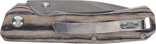 Uncle Henry 3" Pakka Wood & Stainless Steel Folder Promo Q3 2025
