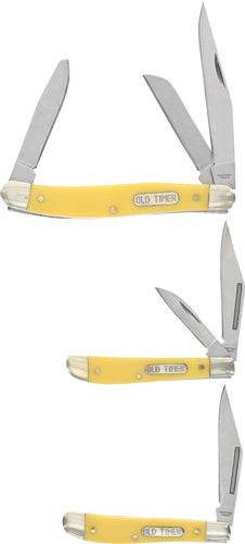Uncle Henry 3-Knife Folding Combo Yellow Tin Promotional Set Q4 2025