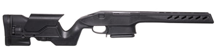 Archangel AA700SA Precision Elite Stock Black Synthetic Fixed with Adjustable Cheek Riser for Remington 700 Short Action