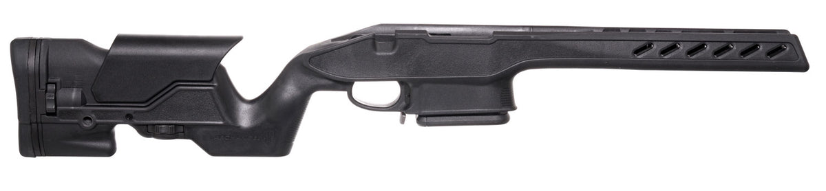 Archangel AA1500SA Precision Pillar-Bedded Black Synthetic Stock with Adjustable Cheek Riser for Weatherby Vanguard / Howa 1500 Short Action Includes Magazine