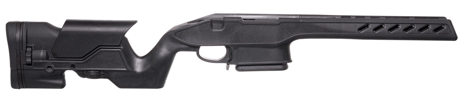 Archangel AA1500SA Precision Pillar-Bedded Black Synthetic Stock with Adjustable Cheek Riser for Weatherby Vanguard / Howa 1500 Short Action Includes Magazine