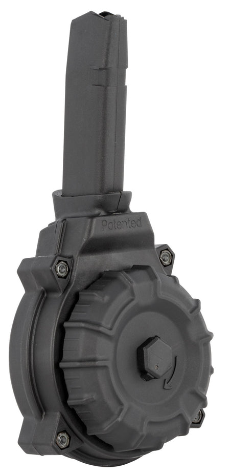 ProMag DRMA20 50-Round Drum Magazine 9mm Luger Compatible with Glock 43X 48 Black Zytel
