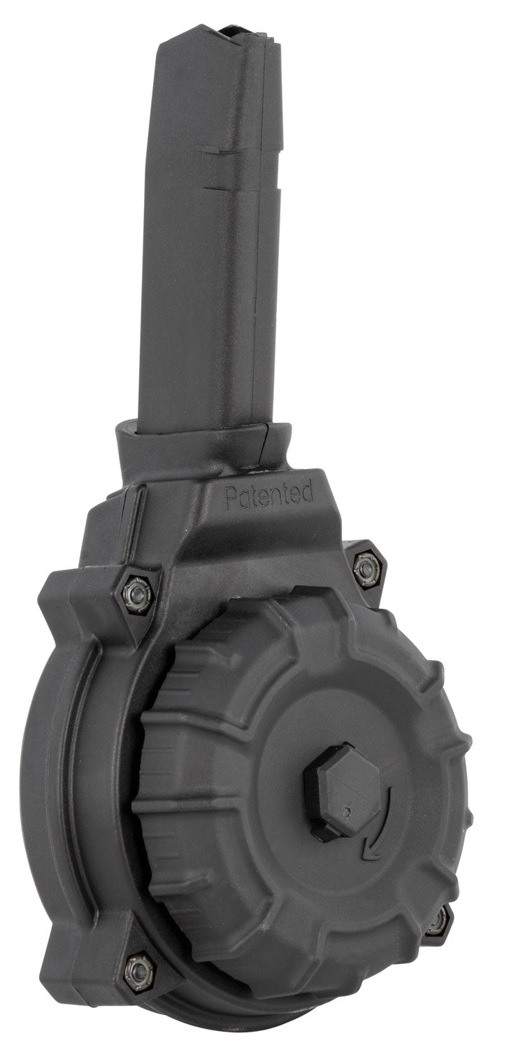 ProMag DRMA20 50-Round Drum Magazine 9mm Luger Compatible with Glock 43X 48 Black Zytel