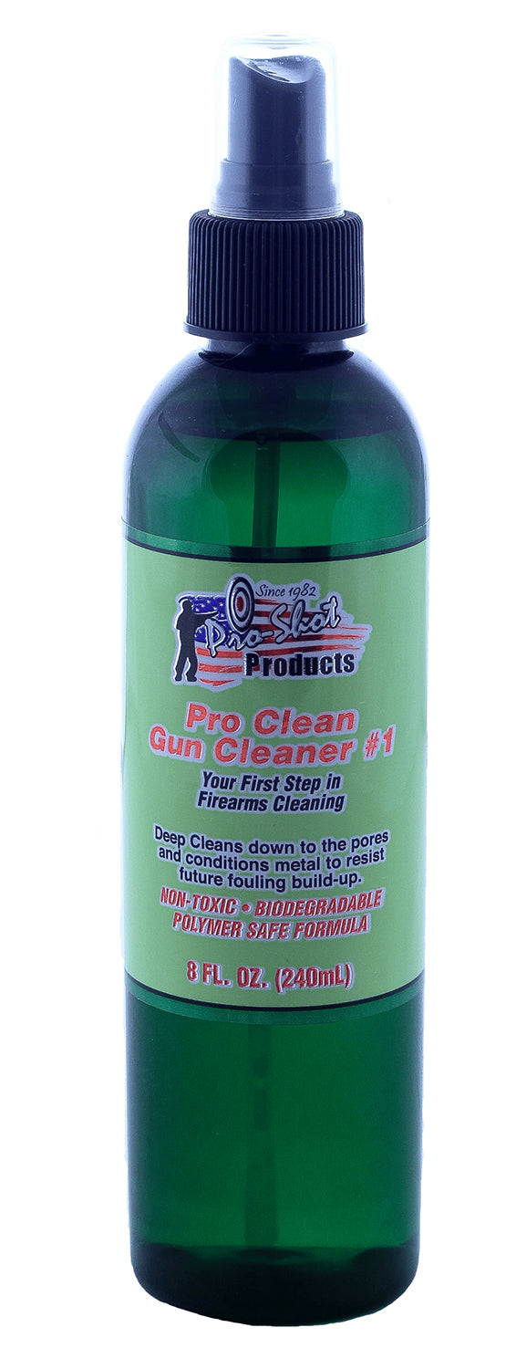 Pro-Shot PC8 Pro-Cleaner #1 Gun Cleaner 8 oz. Spray Bottle Non-Toxic Biodegradable