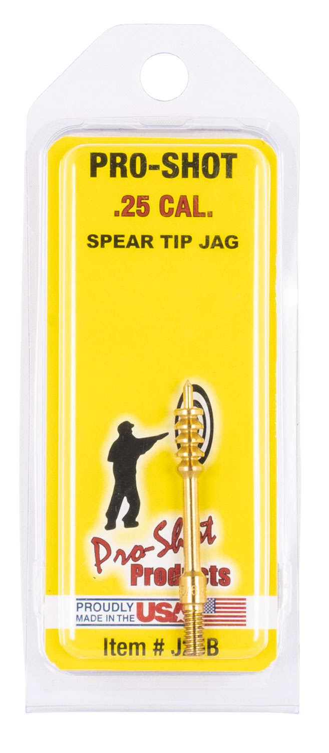 Pro-Shot J25B .25 .26 Cal Handgun Rifle Benchrest Brass Spear Tip Jag #8-32 Thread