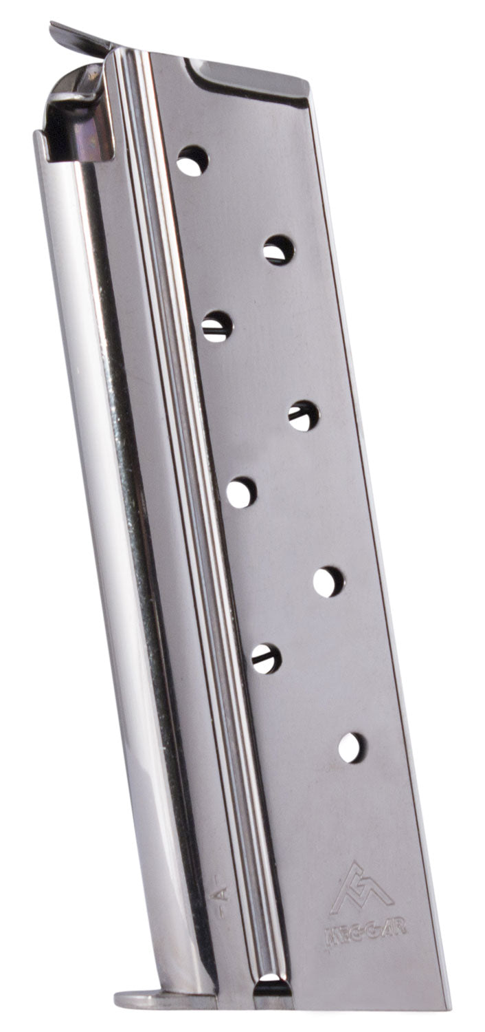 Mec-Gar MGCGGOV38N 38 Super 9-Round Nickel Magazine for 1911 Government