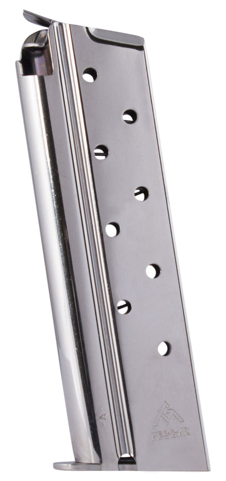 Mec-Gar MGCGGOV38N 38 Super 9-Round Nickel Magazine for 1911 Government