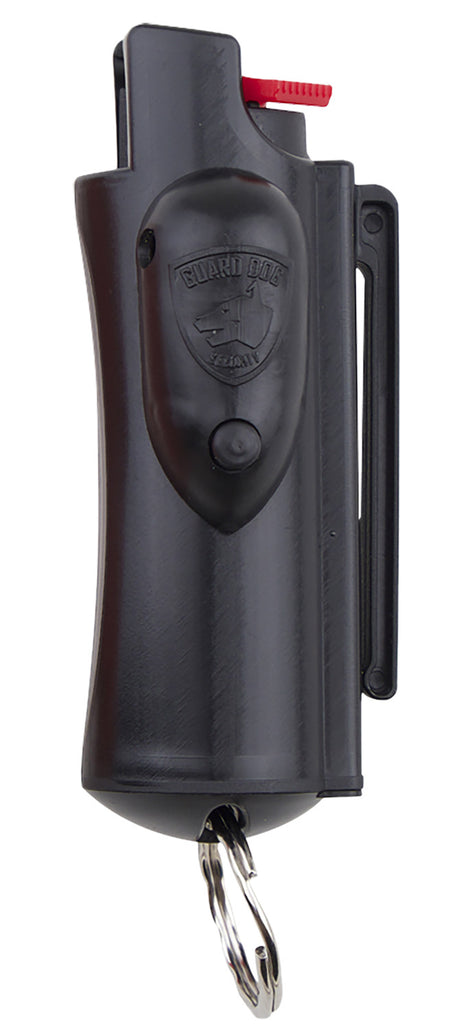 Guard Dog AccuFire OC Pepper Spray 0.50 oz Black with Laser Keychain