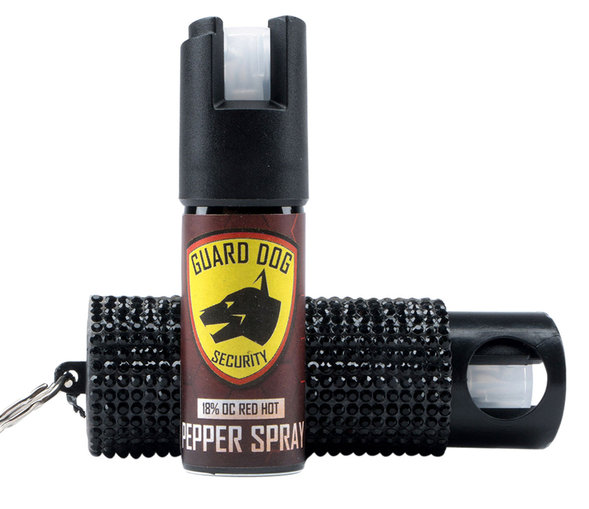 Guard Dog Bring It On OC Pepper Spray 0.50 oz Black Keychain