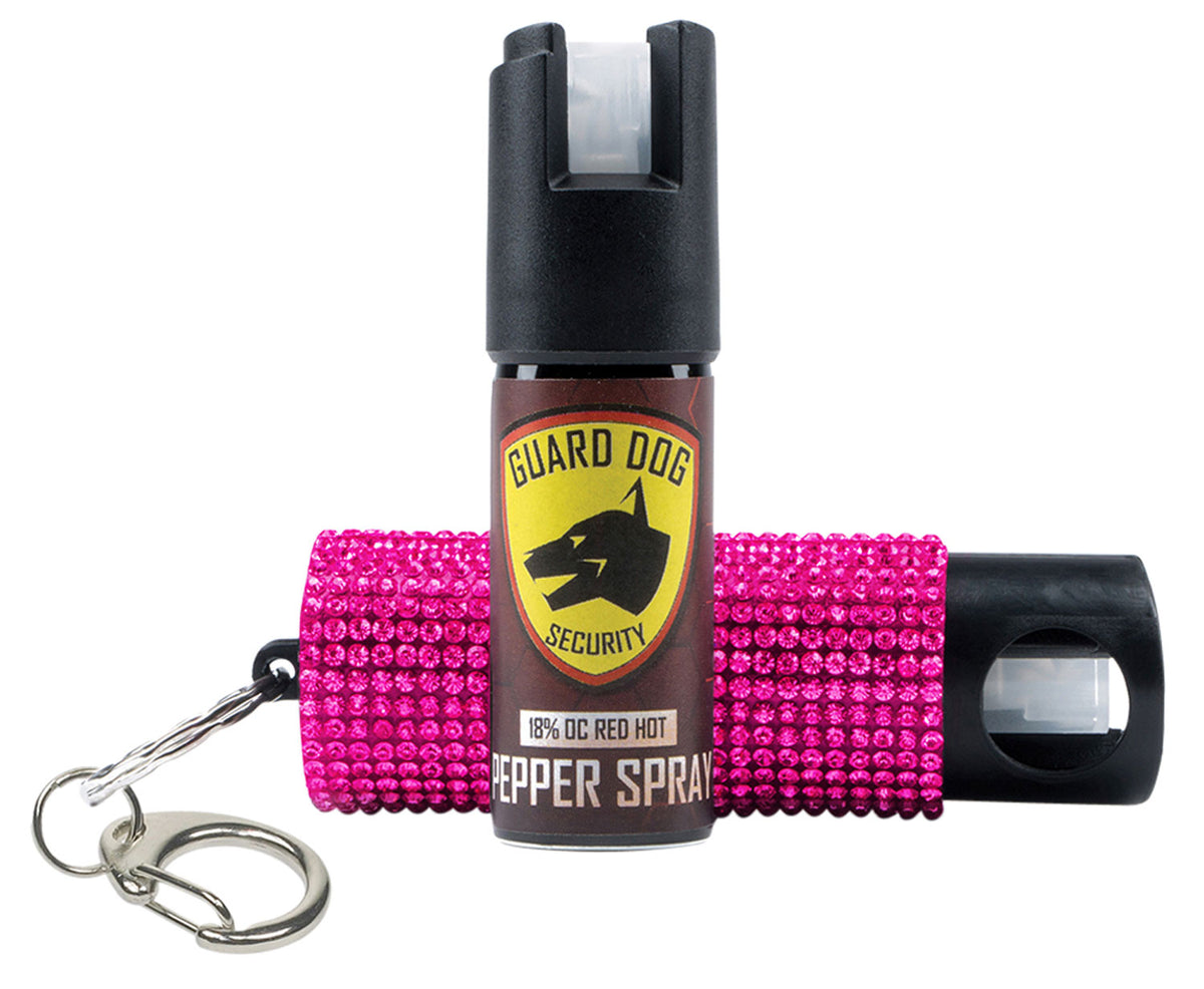 Guard Dog Bring It On OC Pepper Spray 0.50 oz Pink Keychain
