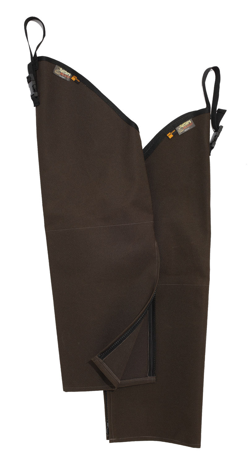 Boyt Harness 9001BRRR Rattlers Snake Proof Chaps 1000D Nylon Brown Regular 26" Adjustable