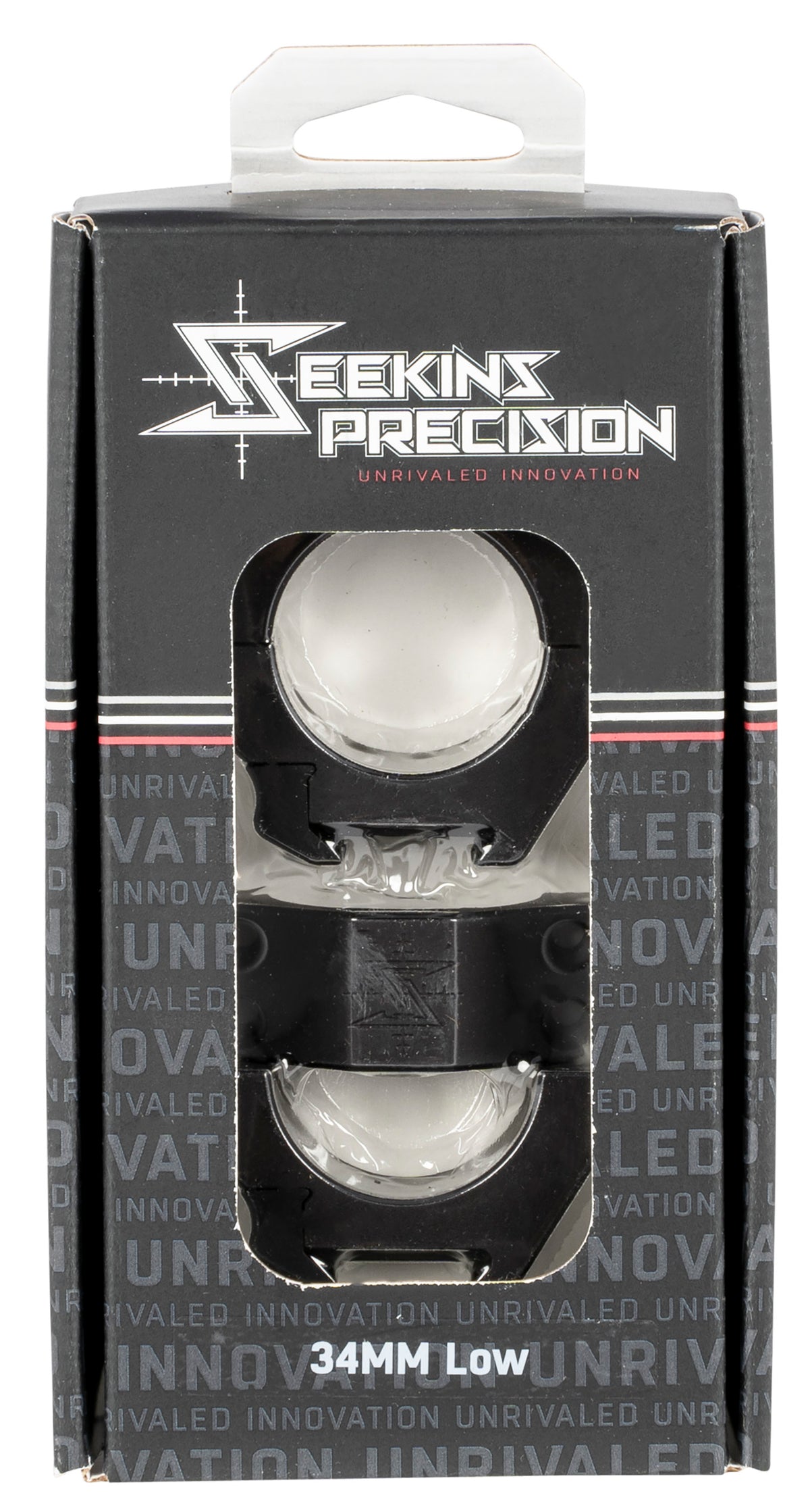 Seekins Precision 0010630002 Scope Rings Matte Black 34mm Low Height Picatinny