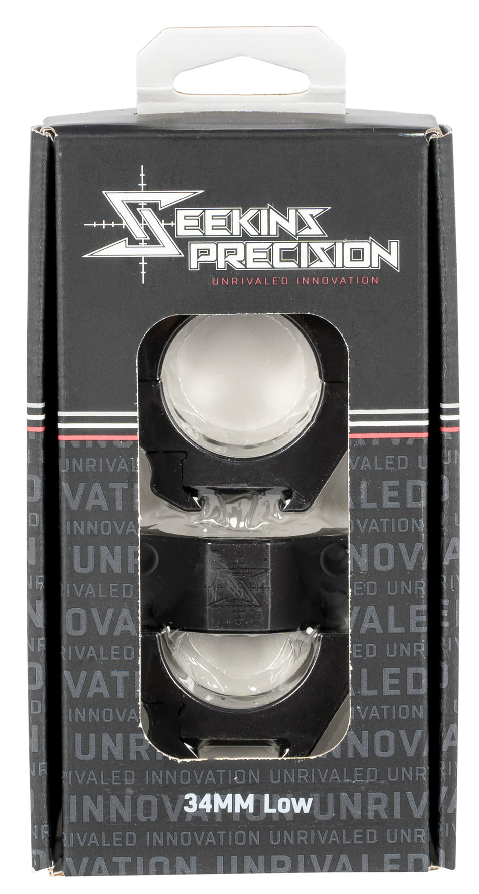 Seekins Precision 0010630002 Scope Rings Matte Black 34mm Low Height Picatinny