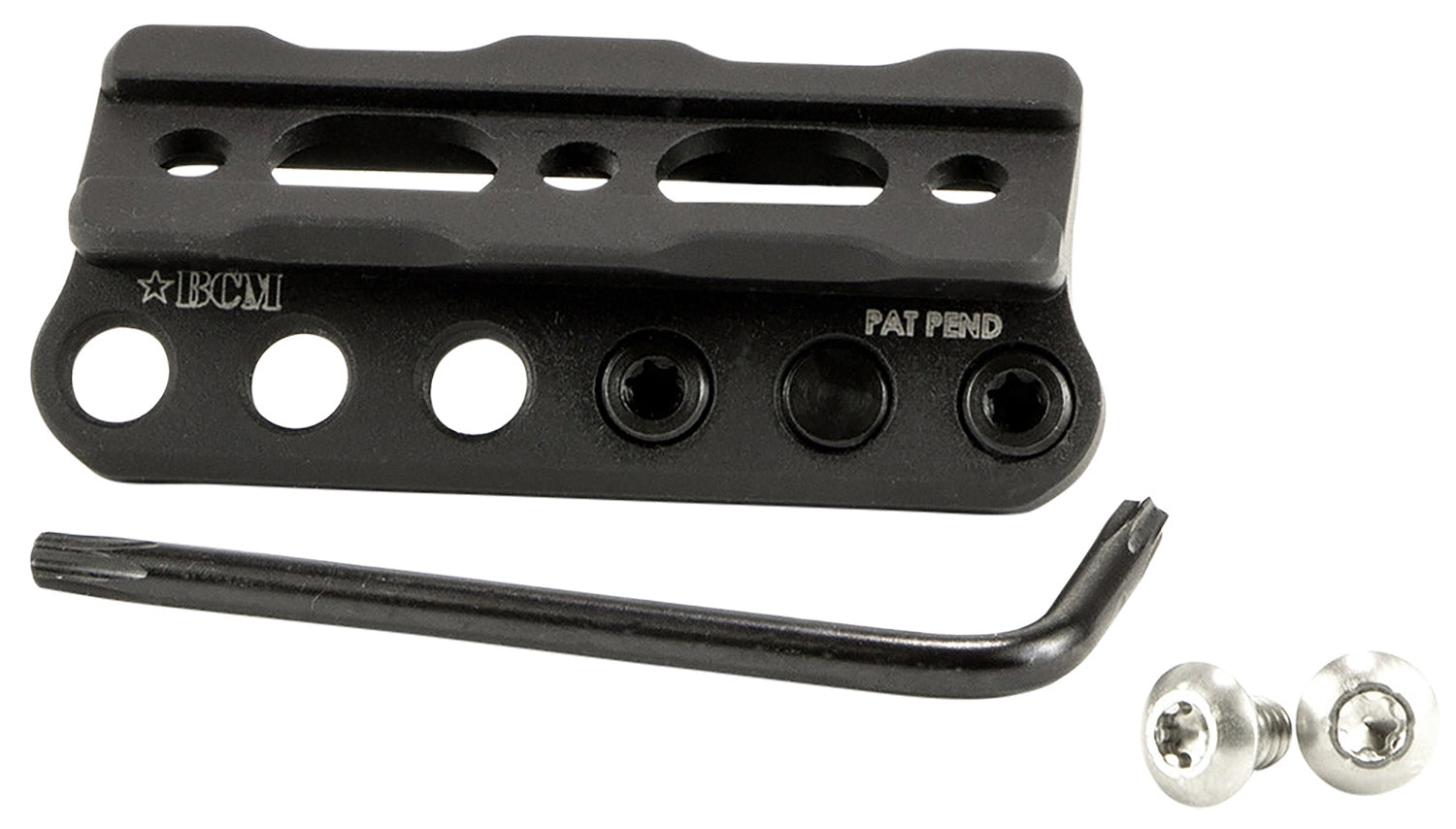 BCM SLMKM Modular Scout Light Mount KeyMod Black Aluminum Low-Profile