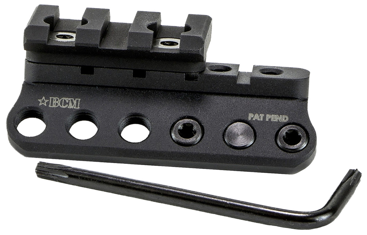 BCM 1913LMKM BCMGunfighter Modular Light Mount 1913 Picatinny/KeyMod Black Aluminum