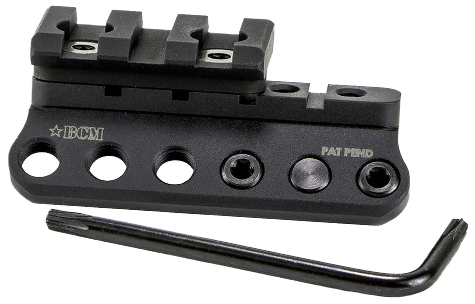 BCM 1913LMKM BCMGunfighter Modular Light Mount 1913 Picatinny/KeyMod Black Aluminum