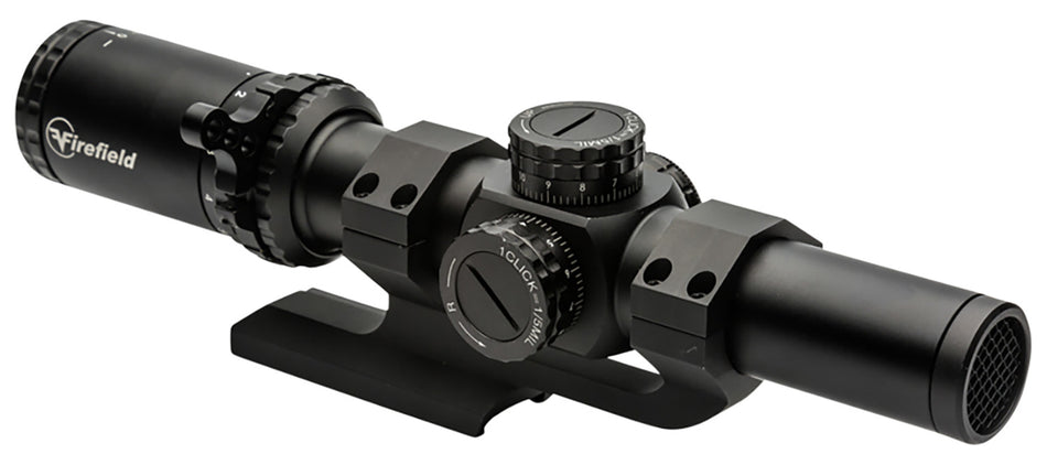 Firefield FF13070K RapidStrike Matte Black 1-6x24mm 30mm Tube Dual Illuminated Circle Dot Reticle Kit
