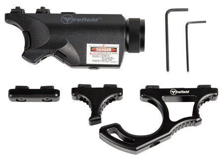 Firefield FF35010K Rival XL M-LOK Foregrip Flashlight and Red Laser Combo Kit Matte Black 150 Lumens