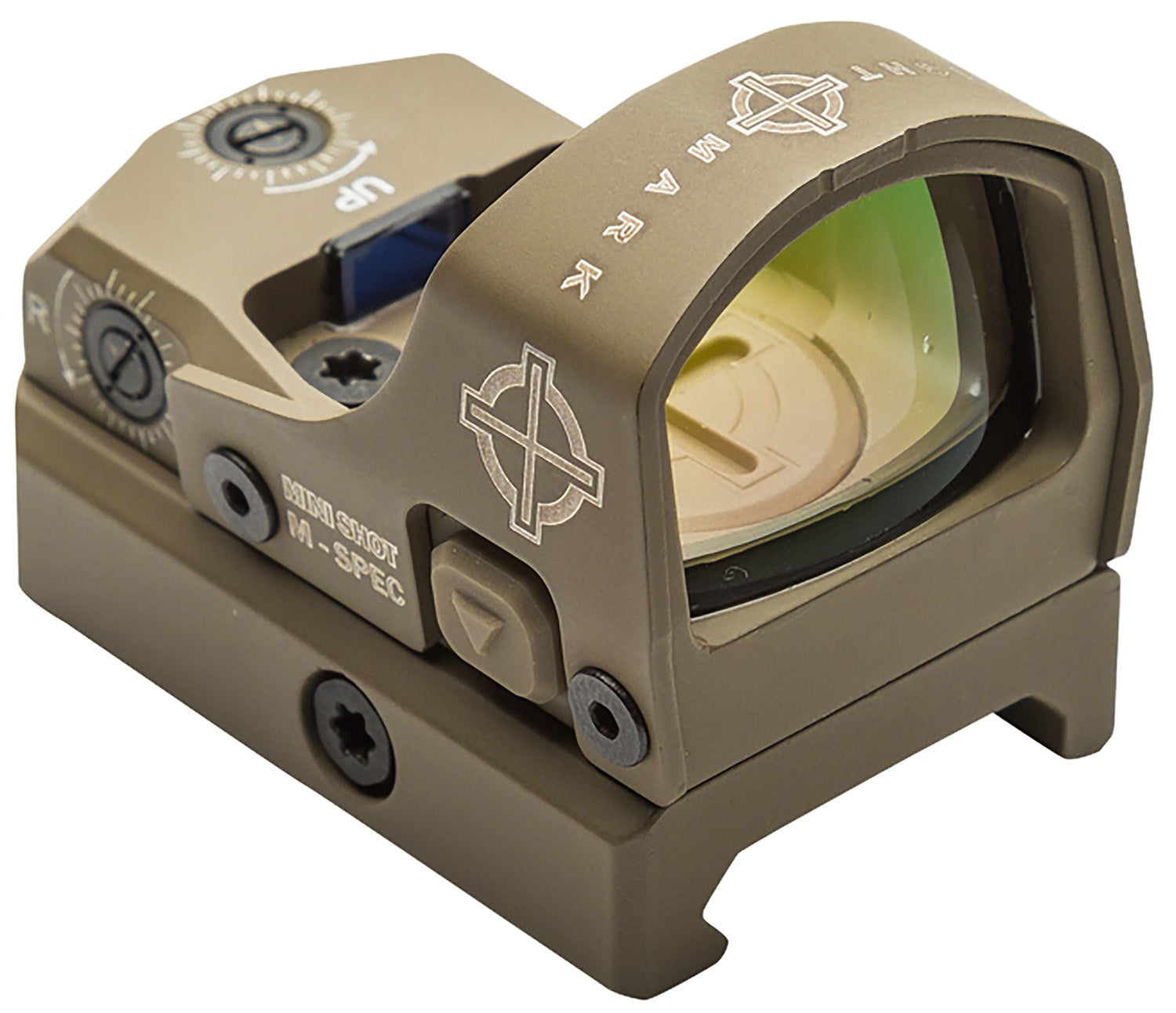 Sightmark SM26043DE Mini Shot M-Spec M1 FMS Reflex Sight Dark Earth 1x 3 MOA Red Dot
