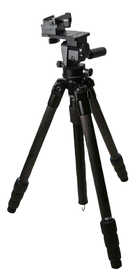 Kopfjager KJ85004K K800 Carbon Fiber Tripod with Adjustable Reaper Rail Black