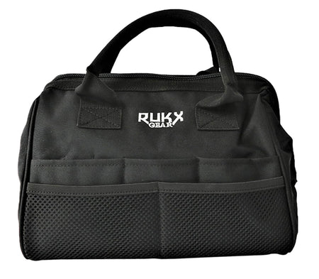Rukx Gear ATICTTBB Tool Bag Black 600D Polyester with Interior Organization Pockets