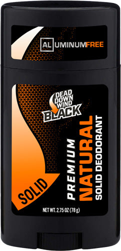 DDW Black Premium Natural Solid Deodorant 2.75oz