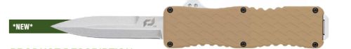 Schrade Uproar D/A OTF 3" D2 Bayonet Point FDE/Stainless Knife